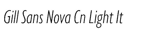 Gill Sans Nova Cn Light It