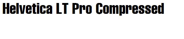 Helvetica LT Pro Compressed
