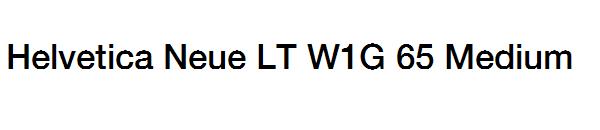 Helvetica Neue LT W1G 65 Medium