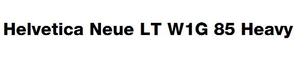 Helvetica Neue LT W1G 85 Heavy