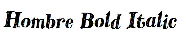 Hombre Bold Italic