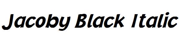 Jacoby Black Italic