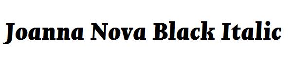 Joanna Nova Black Italic