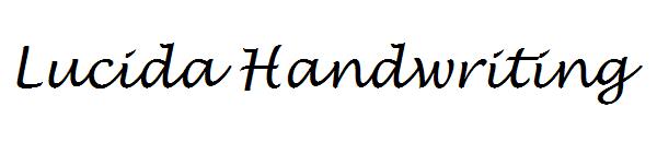 Lucida Handwriting