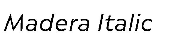 Madera Italic