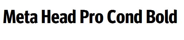 Meta Head Pro Cond Bold