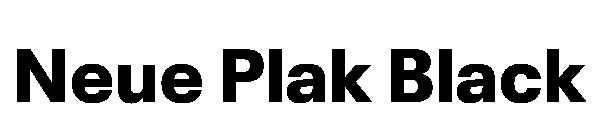 Neue Plak Black