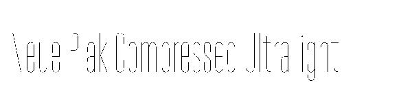 Neue Plak Compressed UltraLight