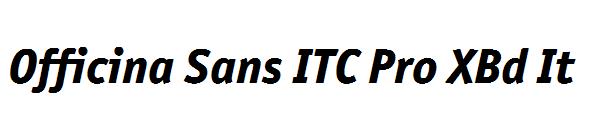 Officina Sans ITC Pro XBd It