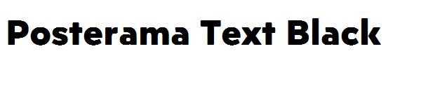Posterama Text Black