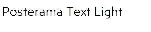 Posterama Text Light