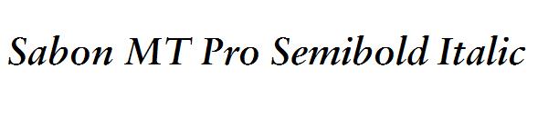 Sabon MT Pro Semibold Italic