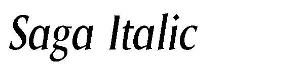 Saga Italic