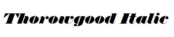 Thorowgood Italic