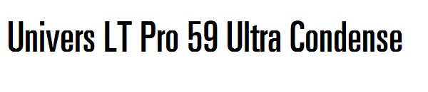 Univers LT Pro 59 Ultra Condense