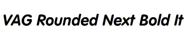 VAG Rounded Next Bold It