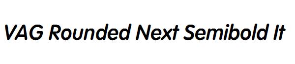 VAG Rounded Next Semibold It