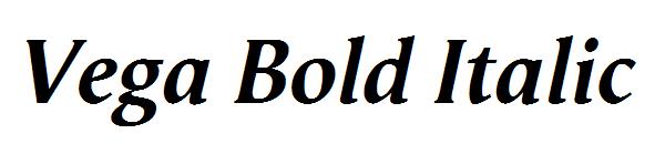 Vega Bold Italic