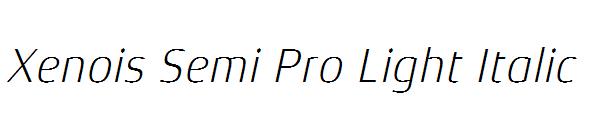 Xenois Semi Pro Light Italic