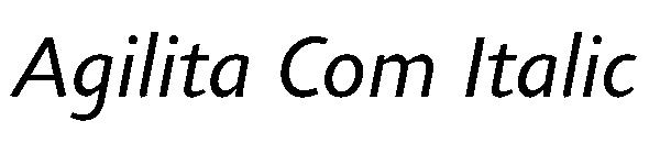 Agilita Com Italic