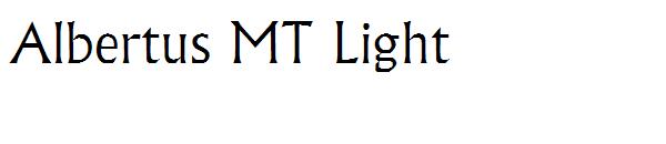Albertus MT Light