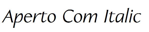 Aperto Com Italic