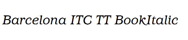 Barcelona ITC TT BookItalic