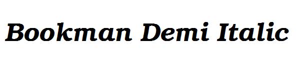 Bookman Demi Italic