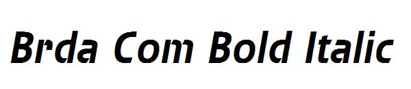 Brda Com Bold Italic