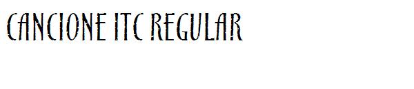 Cancione ITC Regular