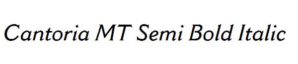 Cantoria MT Semi Bold Italic