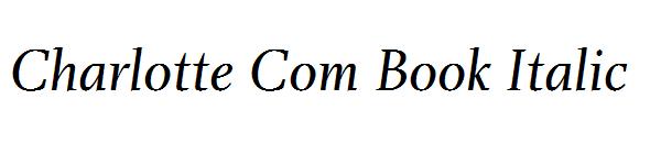 Charlotte Com Book Italic