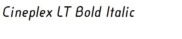Cineplex LT Bold Italic