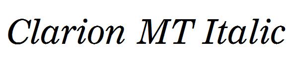 Clarion MT Italic