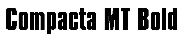 Compacta MT Bold