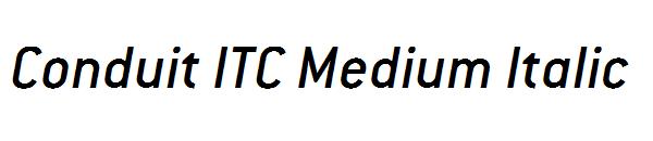 Conduit ITC Medium Italic