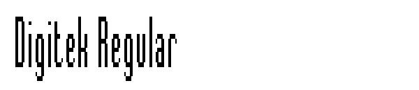 Digitek Regular