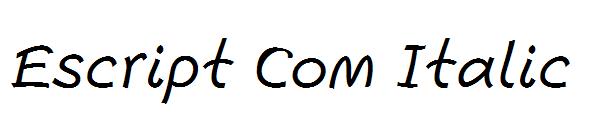 Escript Com Italic