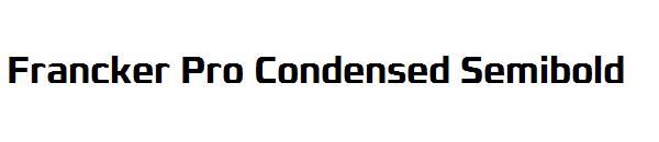 Francker Pro Condensed Semibold