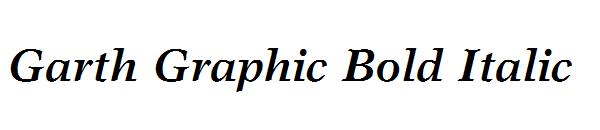 Garth Graphic Bold Italic