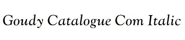 Goudy Catalogue Com Italic