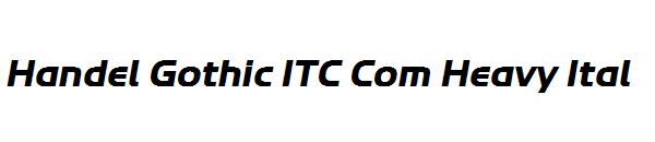 Handel Gothic ITC Com Heavy Ital