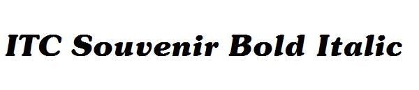 ITC Souvenir Bold Italic