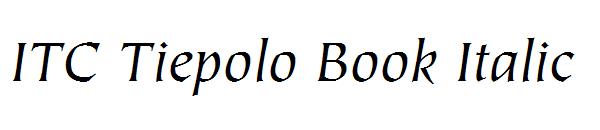 ITC Tiepolo Book Italic