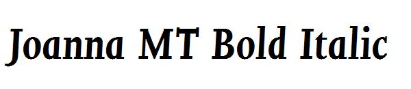 Joanna MT Bold Italic