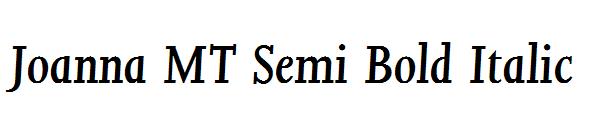 Joanna MT Semi Bold Italic