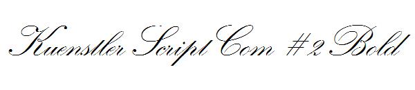 Kuenstler Script Com #2 Bold