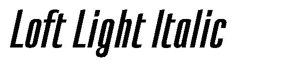 Loft Light Italic
