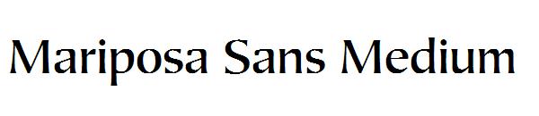 Mariposa Sans Medium