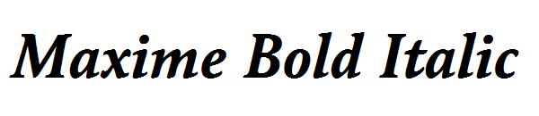 Maxime Bold Italic